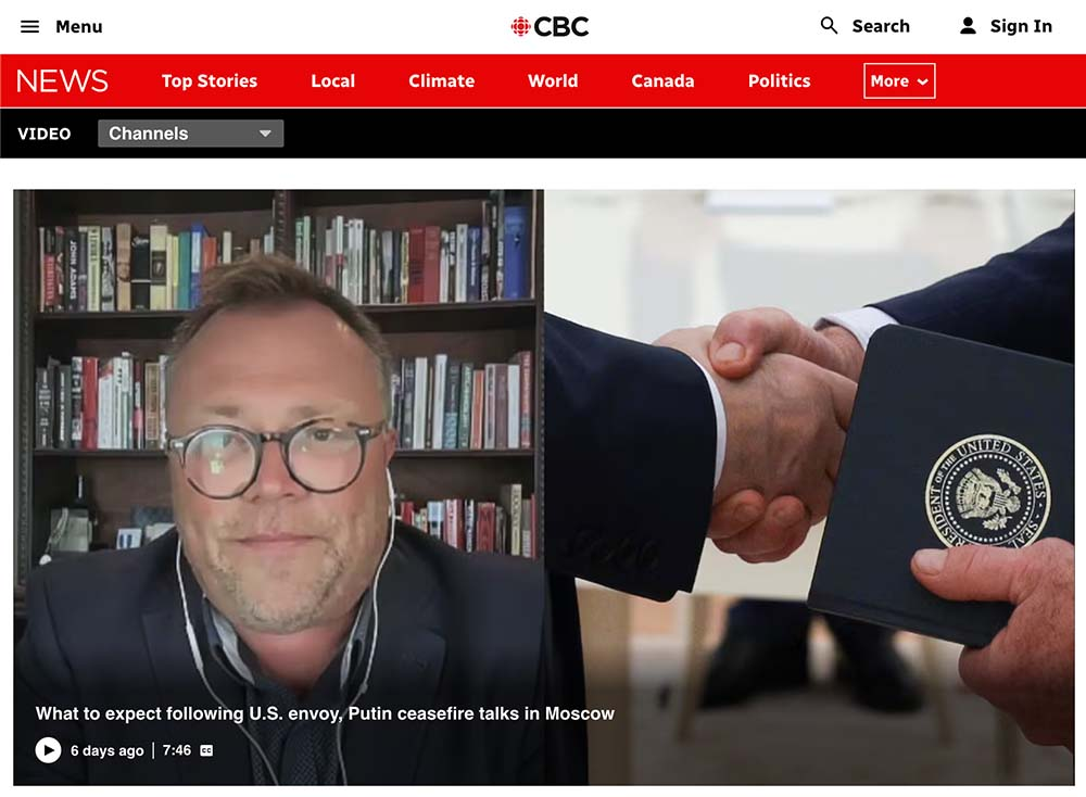 On CBC News August 6