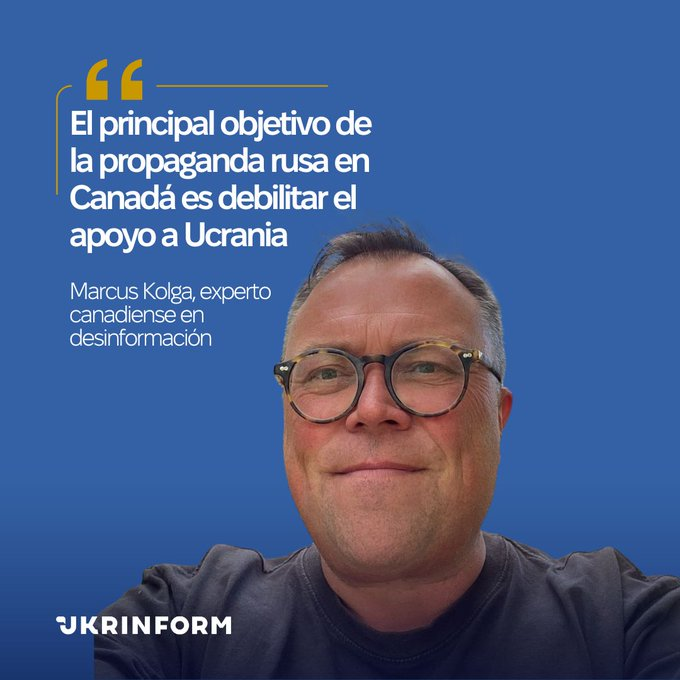 Marcus Kolga, experto canadiense en desinformación