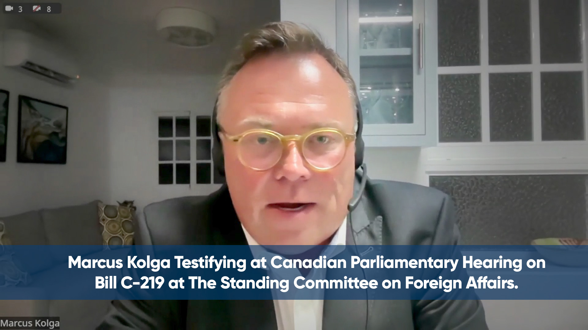 Testimony at the Parliamentary Standing Committee on Foreign Affairs