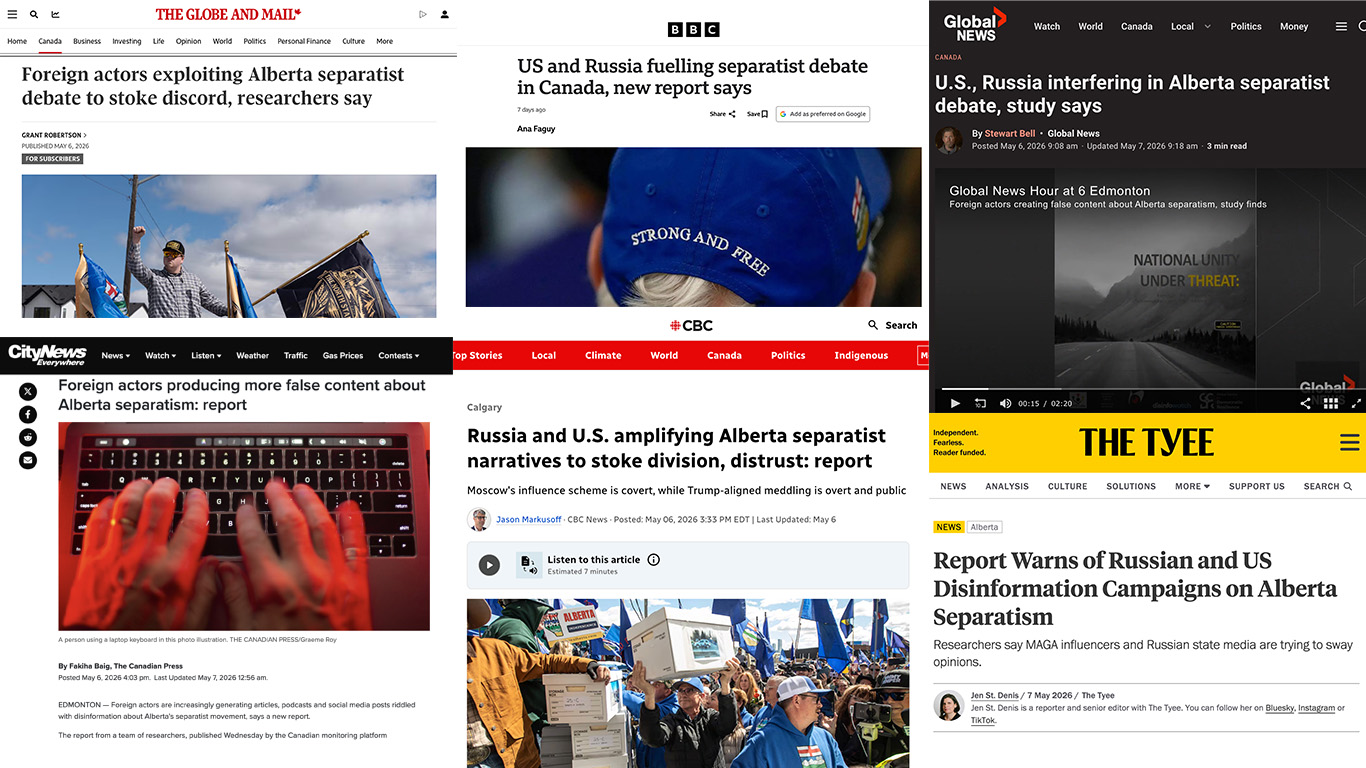 International Coverage of Alberta Report Co-Authored by Marcus